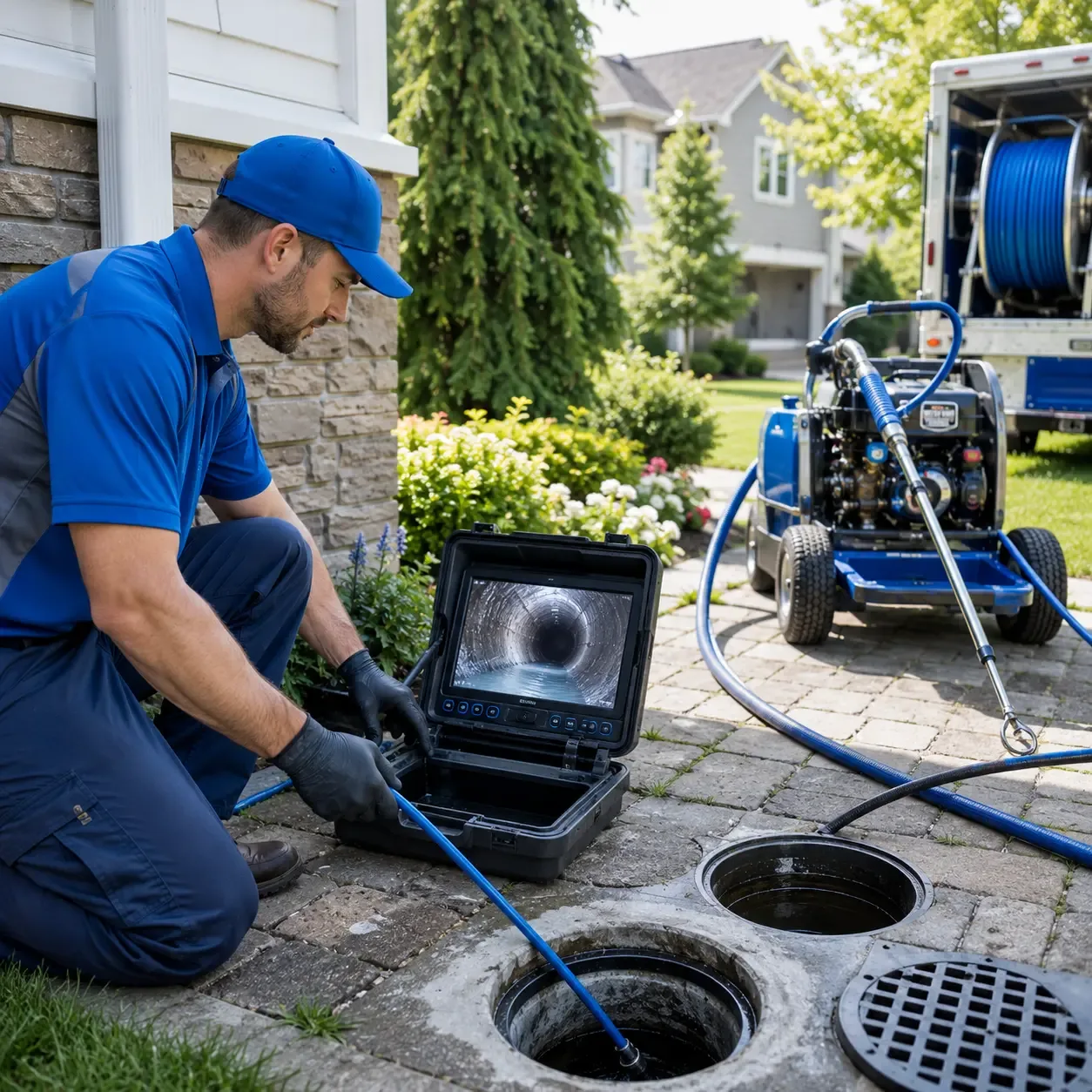 Outdoor drain cleaning professionals serving Eure, NC